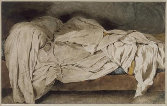 Lit défait - Eugène Delacroix